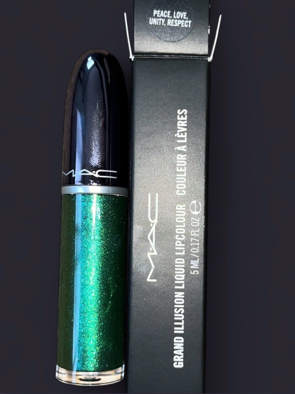 MAC Cosmetics Grand Illusion Liquid Lipcolour -“Peace,Love,Unity&Respect